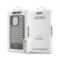 iPhone 15 Pro DKNY Repeat Pattern Bottom Stripe Cover - MagSafe-kompatibel