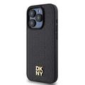 iPhone 15 Pro DKNY Repeat Pattern Stack Logo Cover - MagSafe-kompatibel