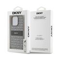 iPhone 15 Pro DKNY Repeat Pattern Tonal Stripe Cover