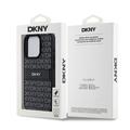 iPhone 15 Pro DKNY Repeat Pattern Tonal Stripe Cover - Sort