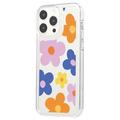 iPhone 15 Pro Fashion TPU Cover - farverige blomster