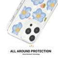 iPhone 15 Pro Fashion TPU Cover - blomster/jordbær