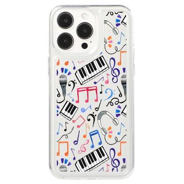 iPhone 15 Pro Fashion TPU Cover - musikalske noter