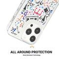 iPhone 15 Pro Fashion TPU Cover - musikalske noter