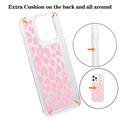 iPhone 15 Pro Fashion TPU Cover - Pink Leopard