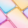 iPhone 15 Pro Gradient Stødtæt TPU Cover - Blå / Pink