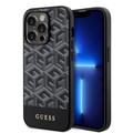 iPhone 15 Pro Guess G Cube Mag-etui - sort