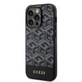 iPhone 15 Pro Guess G Cube Mag-etui - sort