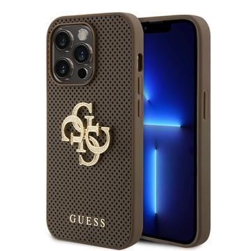 iPhone 15 Pro Guess Perforeret 4G Glitter Logo Cover