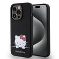 iPhone 15 Pro Hello Kitty Daydreaming Liquid Silikone Cover - Sort