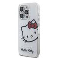 iPhone 15 Pro Hello Kitty IML Kitty Hoved Cover - Hvid