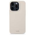 iPhone 15 Pro Holdit Slim Cover - Lys Beige