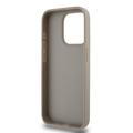 iPhone 15 Pro Max DKNY Ternet Mønster og Stribe Cover - Beige