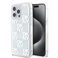 iPhone 15 Pro Max DKNY Liquid Glitter Checkered Pattern Cover