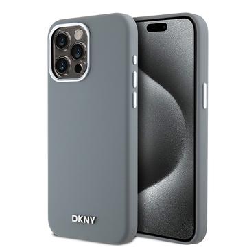 iPhone 15 Pro Max DKNY Liquid Silicone Metal Logo Cover - Magsafe-kompatibel