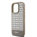 iPhone 15 Pro Max DKNY Repeat Pattern Bottom Stripe Cover - MagSafe-kompatibel