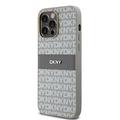 iPhone 15 Pro Max DKNY Repeat Pattern Tonal Stripe Cover