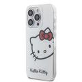 iPhone 15 Pro Max Hello Kitty IML Kitty Hoved Cover - Hvid