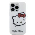 iPhone 15 Pro Max Hello Kitty IML Kitty Hoved Cover - Hvid