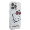 iPhone 15 Pro Max Hello Kitty IML Kitty Hoved Cover - Hvid