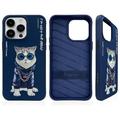 iPhone 15 Pro Max Nimmy Friends Glasses Cool Kat Cover - Blå