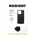 iPhone 15 Pro Nudient Thin Cover - MagSafe-kompatibel - Sort