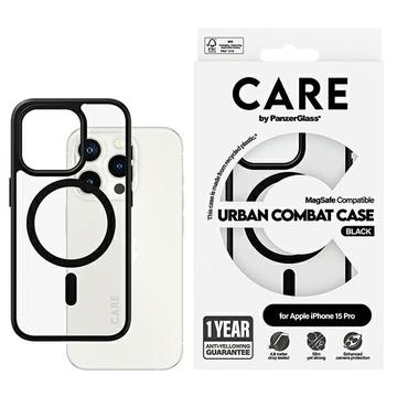 iPhone 15 Pro PanzerGlass Care Urban Combat Cover - MagSafe-kompatibel - Sort