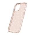 iPhone 15 Pro Stylish Glitter Series Hybrid Cover - Guld