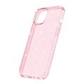 iPhone 15 Stylish Glitter Series Hybrid Cover - Pink