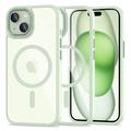 iPhone 15 Tech-Protect Magmat Cover - MagSafe Kompatibel - Grøn / Klar