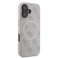 iPhone 16 Guess 4G farvet ringcover - MagSafe-kompatibel - Pink