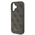 iPhone 16 Guess 4G Metal Gold Logo Hybrid Cover