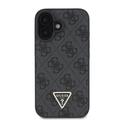 iPhone 16 Guess 4G Strass Triangle Metal Logo Cover med Crossbody Rem