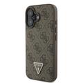 iPhone 16 Guess 4G Strass Triangle Metal Logo Cover med Crossbody Rem