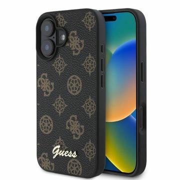 iPhone 16 Guess Peony Script Cover - MagSafe-kompatibel