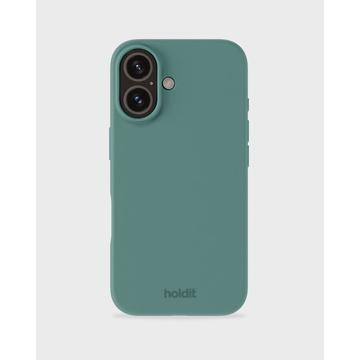 iPhone 16 Holdit Silikone Cover - Mosgrøn