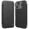 iPhone 16 Nillkin Qin Prop Flip Cover - Sort