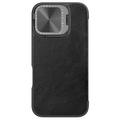 iPhone 16 Nillkin Qin Prop Flip Cover - Sort