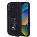 iPhone 16 Oracle Red Bull Racing Vertical Logo MagSafe Cover af flydende silikone - Flåde