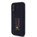 iPhone 16 Oracle Red Bull Racing Vertical Logo MagSafe Cover af flydende silikone - Flåde