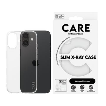 iPhone 16 PanzerGlass Care Fashion Slim X-Ray-Cover - gennemsigtig