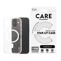 iPhone 16 PanzerGlass Care Star Lit Cover - MagSafe-kompatibel - Hvid