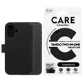 iPhone 16 PanzerGlass Care Tango 2-i-1 pungetui - MagSafe-kompatibel - Sort