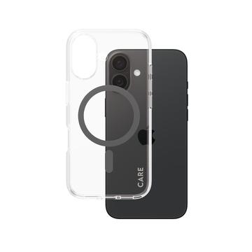 iPhone 16 PanzerGlass Care Transparent Urban Combat Cover - MagSafe-kompatibel - Sort