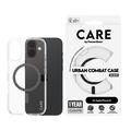 iPhone 16 PanzerGlass Care Transparent Urban Combat Cover - MagSafe-kompatibel - Sort