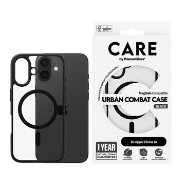 iPhone 16 PanzerGlass Care Urban Combat Cover - MagSafe-kompatibel - Sort