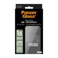 iPhone 16/15 PanzerGlass Ceramic Protection Ultra-Wide Fit EasyAligner Skærmbeskyttelse Hærdet Glas - 9H - Sort kant