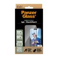 iPhone 16/15 PanzerGlass Ultra-Wide Fit EasyAligner Hærdet Glas - Sort Kant