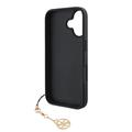 iPhone 16 Plus Guess 4G Charms Collection Hybrid Cover - Grå