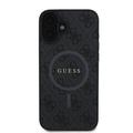 iPhone 16 Plus Guess 4G farvet ringcover - MagSafe-kompatibel - Sort